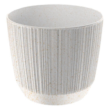 Prosperplast Plantenpot Eco - stripe - wit - D20xH17 cm product