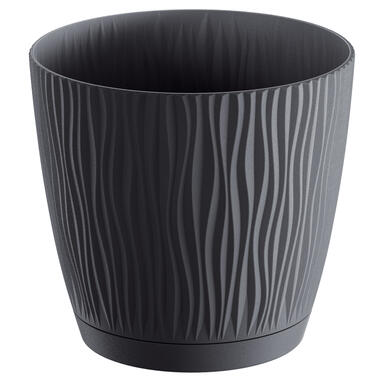 Prosperplast Plantenpot - kunststof - antraciet - D24 x H23 cm product