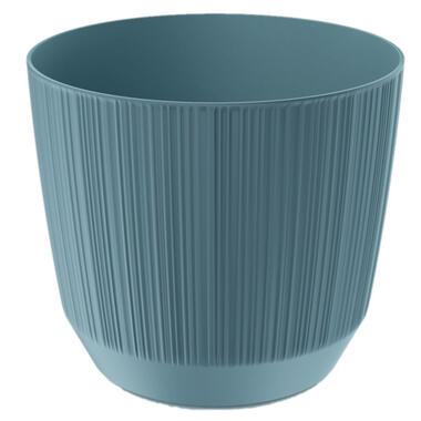 Prosperplast plantenpot/bloempot - kunststof - blauw - D19,5 x H17 cm product