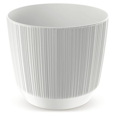 Prosperplast Plantenpot - stripe - parelwit - D20xH17 cm product