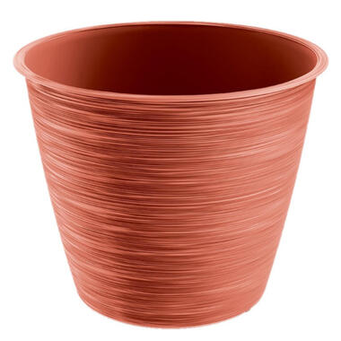 Prosperplast Plantenpot - kunststof - stone rood - D30 x H25 cm product