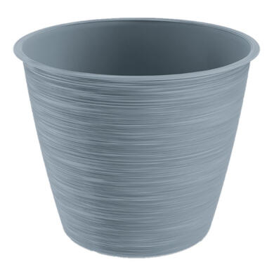 Prosperplast plantenpot/bloempot - kunststof - steengrijs - D20 x H17 cm product