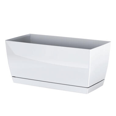 Prosperplast plantenpot - kunststof - parel wit - 40 x 19 x 18 cm product