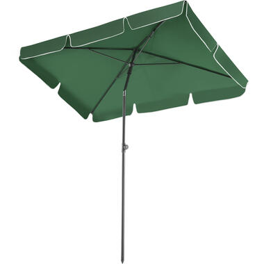 tectake® Parasol rechthoekig - Kantel hoogte verstelbaar - stokparasol - groen product
