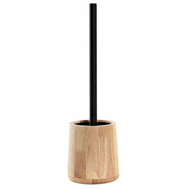 Items Toiletborstel/wc-borstel - bruin - bamboe hout - 38 x 11 cm product