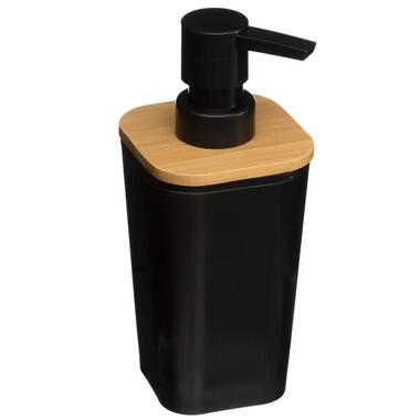 5Five Zeeppompje van kunststeen - zwart - 300 ml - zeepdispenser product