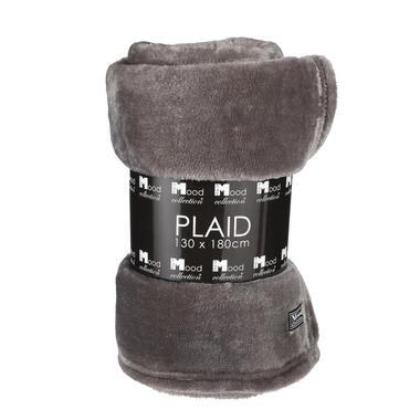 In The Mood Collection Famke Fleece Plaid - 180 x 130 cm - Antraciet product