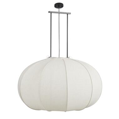 Mica Decorations Pego Hanglamp - H94 x Ø89 cm - Linnen - Off White product