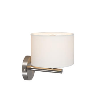 QAZQA Moderne wandlamp wit rond - VT 1 product