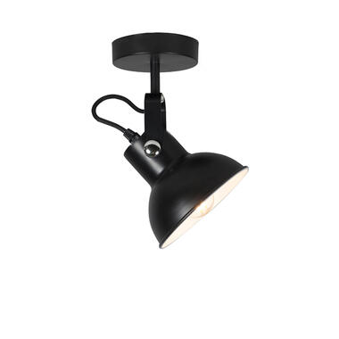 QAZQA Industriële wand- en plafondlamp zwart kantelbaar - Guida product