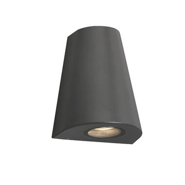 QAZQA Moderne wandlamp donker grijs IP44 - Dreamy product