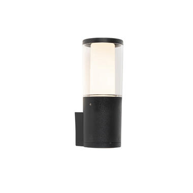 QAZQA Moderne buitenwandlamp zwart IP55 incl. GU10 - Carlo product