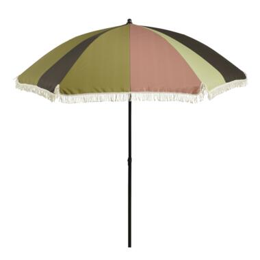 In The Mood Collection Parasol Gestreept - H238 x Ø220 cm - Groen product