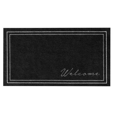 Deurmat Welcome zwart - 66x120 cm product