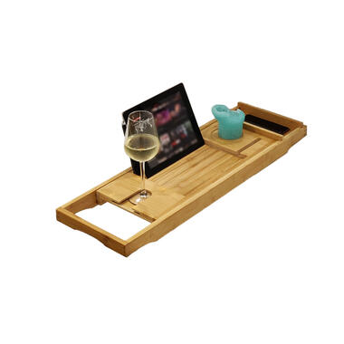 Uitschuifbare badplank bamboe - Spa-moment badbrug product