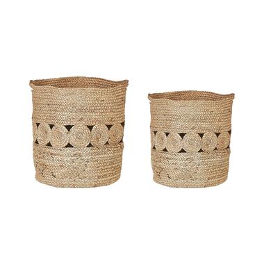 ALANG - Mand set van 2 - Natuurlijk - Jute product