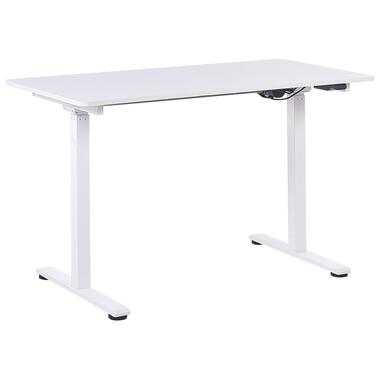 GRIFTON - Verstelbaar bureau - Wit - 120 cm - Staal product