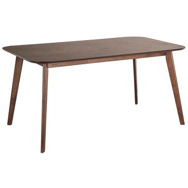 EPHRATA - Eettafel - Donkere houtkleur - 90 x 150 cm - MDF product