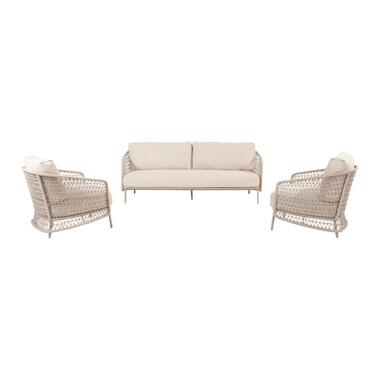 Puccini stoel-bank loungeset - 3-delig product