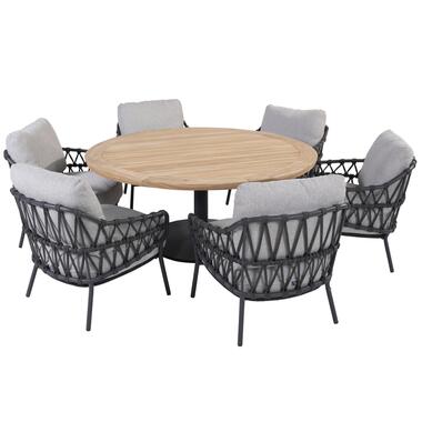 4 Seasons Calpi/Saba Ø160 cm. - Low dining - ronde tuinset product