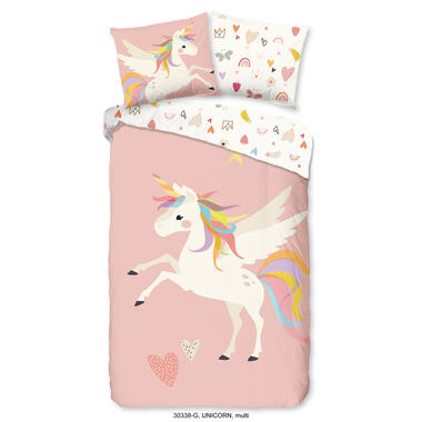 Good Morning Kinderdekbedovertrek "Unicorn" - Multi - (140x200/220 cm) product