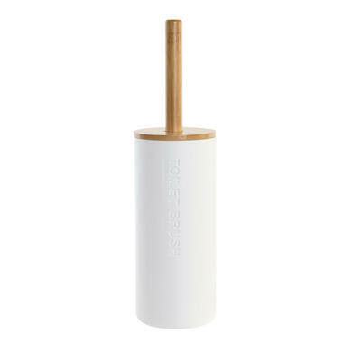 Items Toiletborstel houder - Bamboe - naturel/wit - 36 x 9 cm product