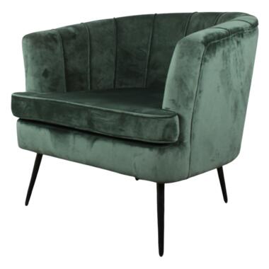 DS4U - Norah fauteuil velvet donkergroen product