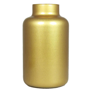 Floran Vaas - apotheker model - mat goud glas - H25 x D15 cm product