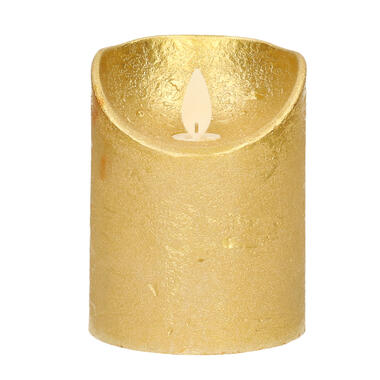Anna's Collection Stompkaars - LED - dansvlam - goud - 10 cm product