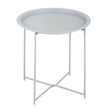 Bijzettafel - Salontafel - 47 H 51 - Metaal- Grijs product