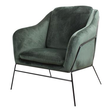 DS4U - Antonio fauteuil velvet groen product