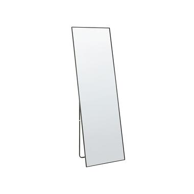 Beliani Staande spiegel BEAUVAIS - Zwart aluminium product