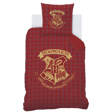 Harry Potter Dekbedovertrek Tartan- Eenpersoons - 140 x 200 cm - Katoen product