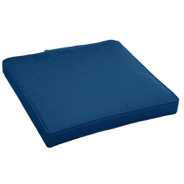 Hesperide Stoelkussens - binnen/ buiten stoelen - blauw - 40 x 4 cm product