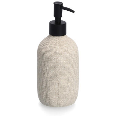 Zeller Zeeppompje/dispenser - kunststeen - beige - 20 cm product