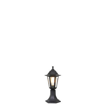 QAZQA Klassieke buiten vloerlamp zwart 42,2 cm IP44 - New Haven product