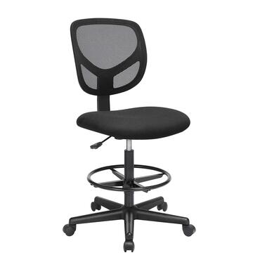 Bobbel Home - Ergonomische bureaustoel - Verstelbare voetsteun - Zwart product