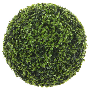 Mica Decorations Kunstplant - buxusbol - groen - 27 cm product