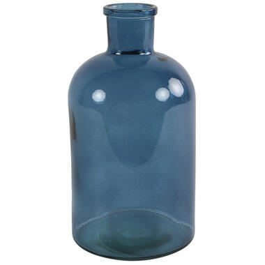 Countryfield Vaas - zee blauw - glasA - apotheker fles - D14 x H27 cm product
