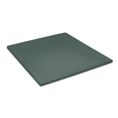 Cinderella Sundays - Topper Hoeslaken (tot 15 cm) - Satijn - 100x200 cm - Green product