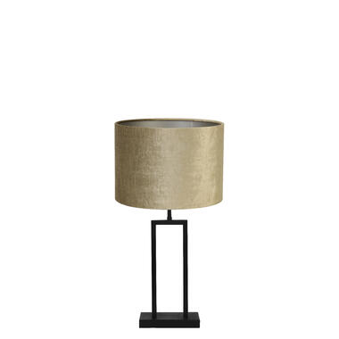 Tafellamp Shiva/Gemstone - Zwart/Brons - Ø30x62cm product