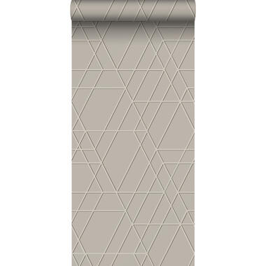 ESTAhome behang - grafisch 3D motief - taupe - 50 x 900 cm - 139600 product