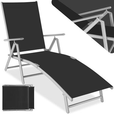 tectake - ligbed - ligstoel -Marisol - zwart/grijs product