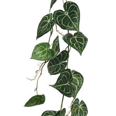 Everlands kunstplant klimop/hedera - slinger - groen - 115 cm product