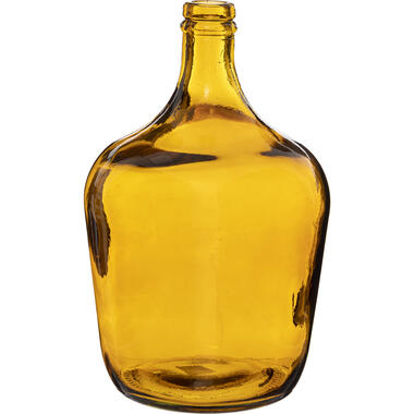 Atmosphera vaas Fles - Amber transparant - glas - H30 x D18 cm product