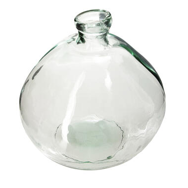 Atmosphera bol fles vaas - helder transparant - glas - H22 x D21 cm product