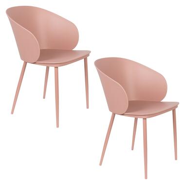 Housecraft Gigi Eetkamerstoelen Roze - Set van 2 product