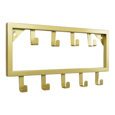 LOFT42 Bono Small Kapstok - Goud – Metaal – 9 haken - 50x26x4 product