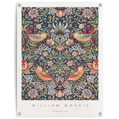 Tuinposter William Morris - aardbeiendief - 80x60cm - Bont product