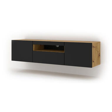 TV meubel Aura 42x150x37 Zwart/Beige product